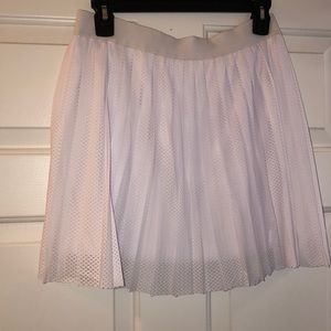 White Mesh Skirt
